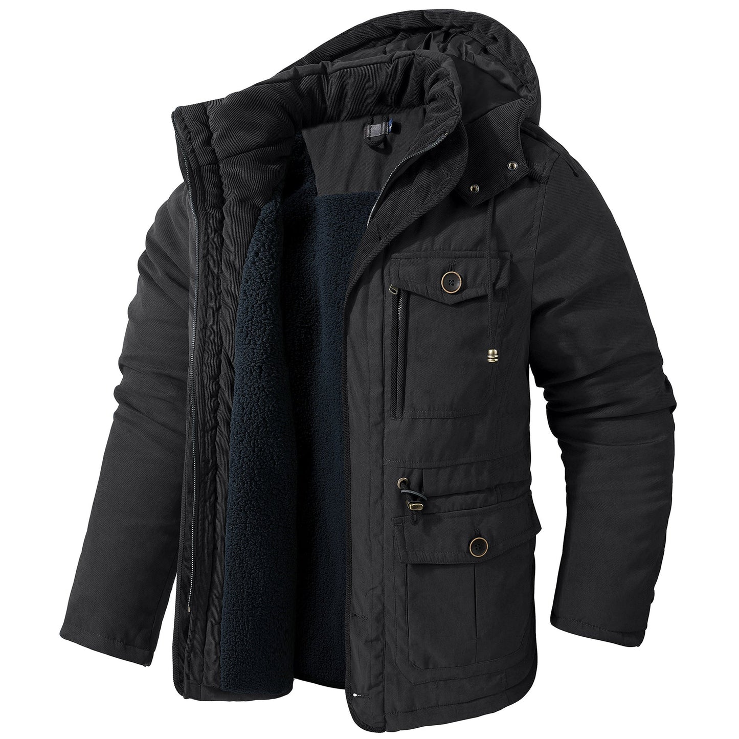 Daren - Bequeme Herrenjacke mit Kapuze