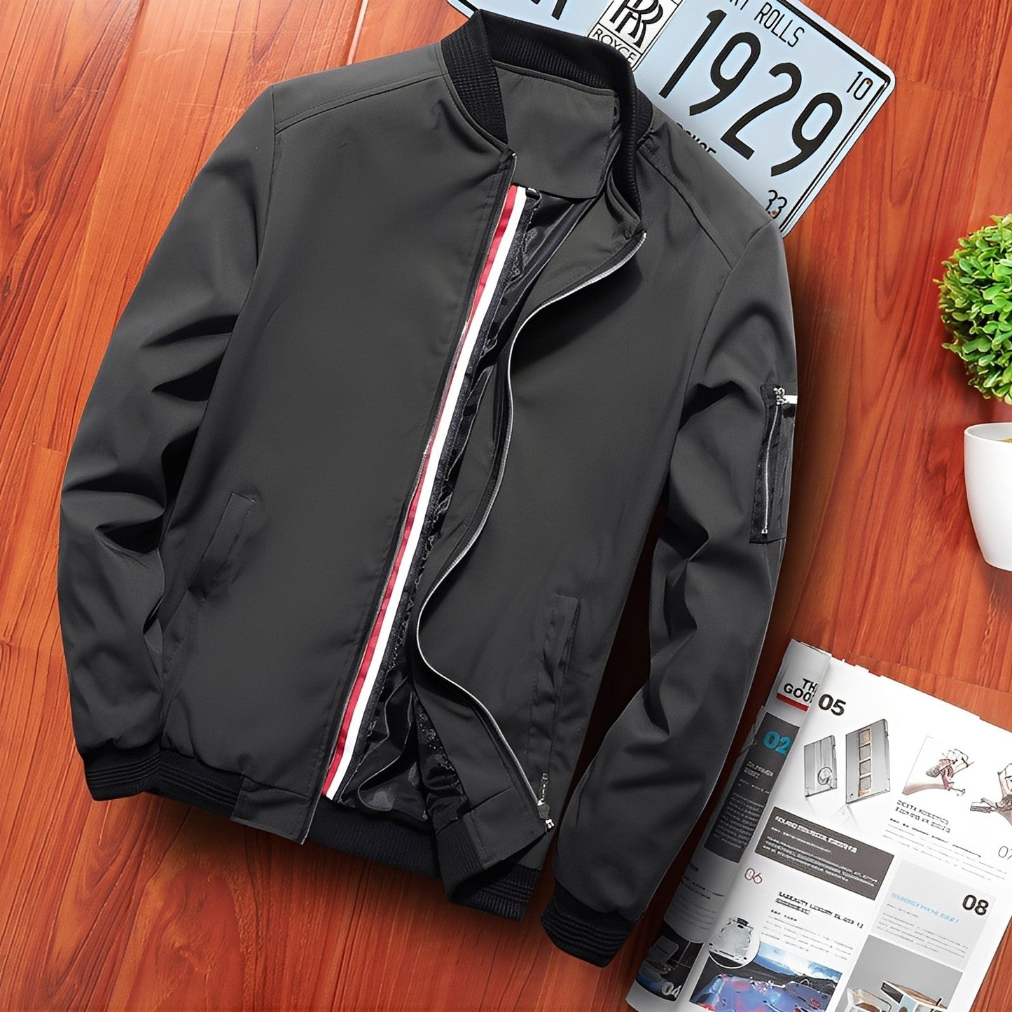Leonard - Stylische Männer-Bomberjacke