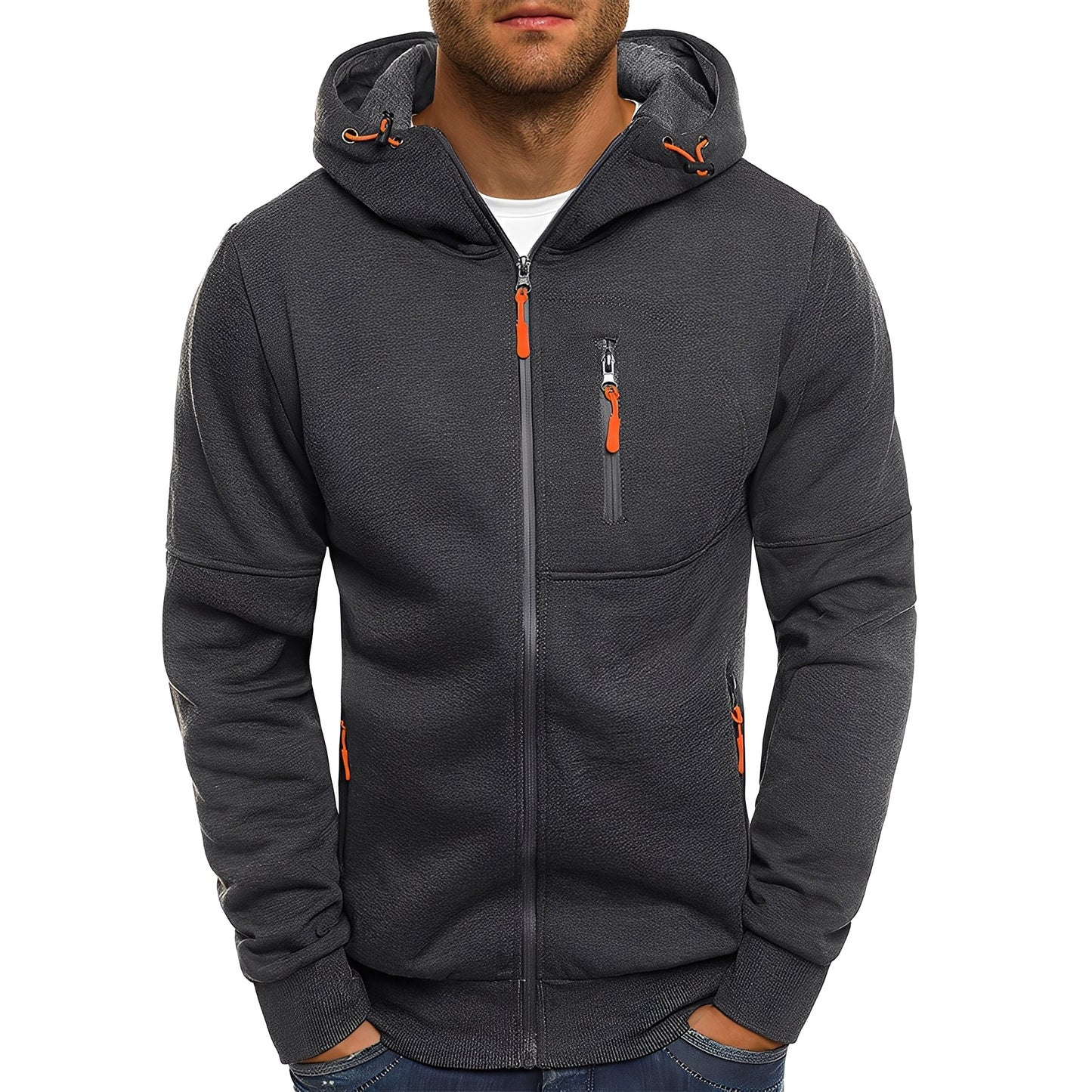 Lowell - Bequeme, modische Herrenjacke mit Kapuze