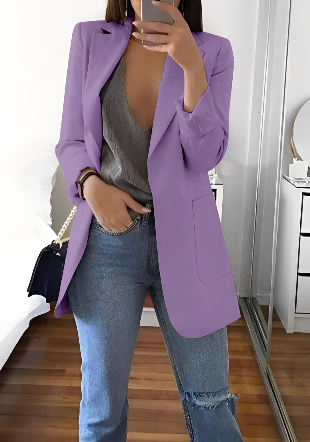 Stephanie - Eleganter, schmaler Blazer für Damen