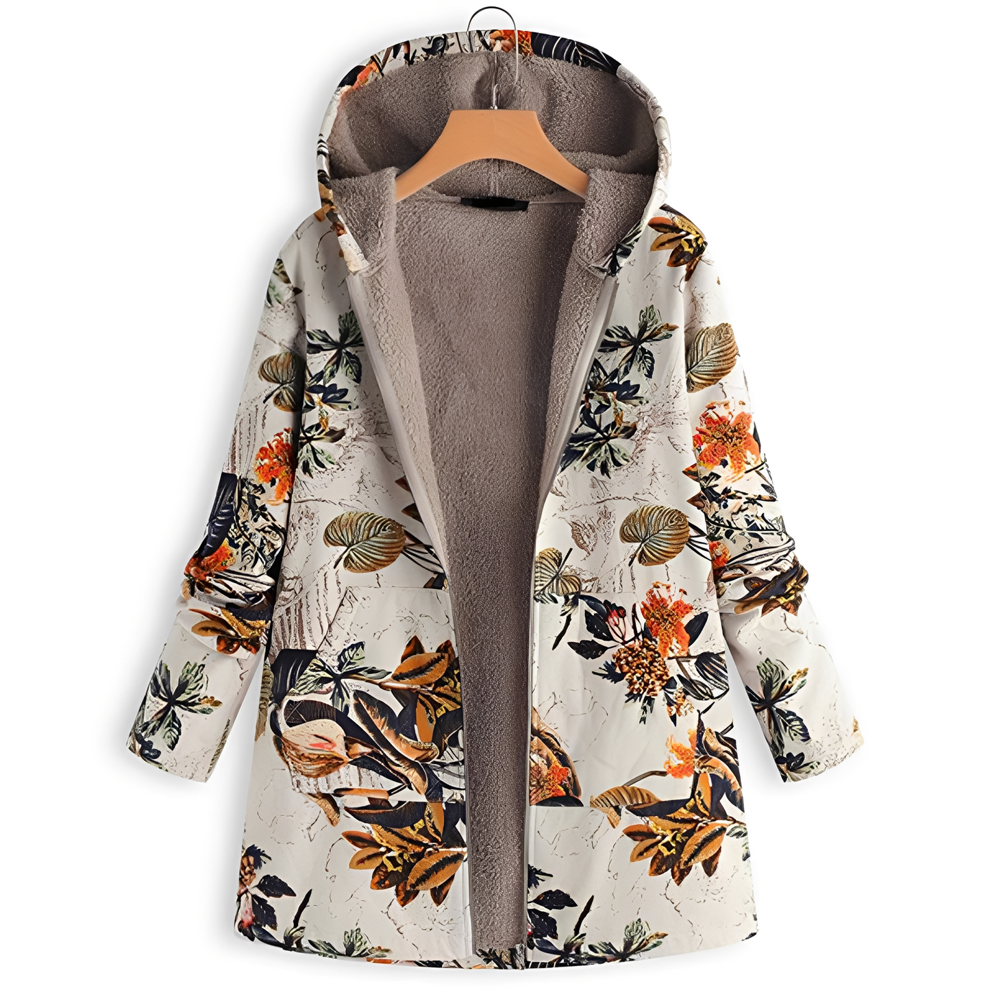 Olyvia - Damenjacke im Retro-Look mit Muster