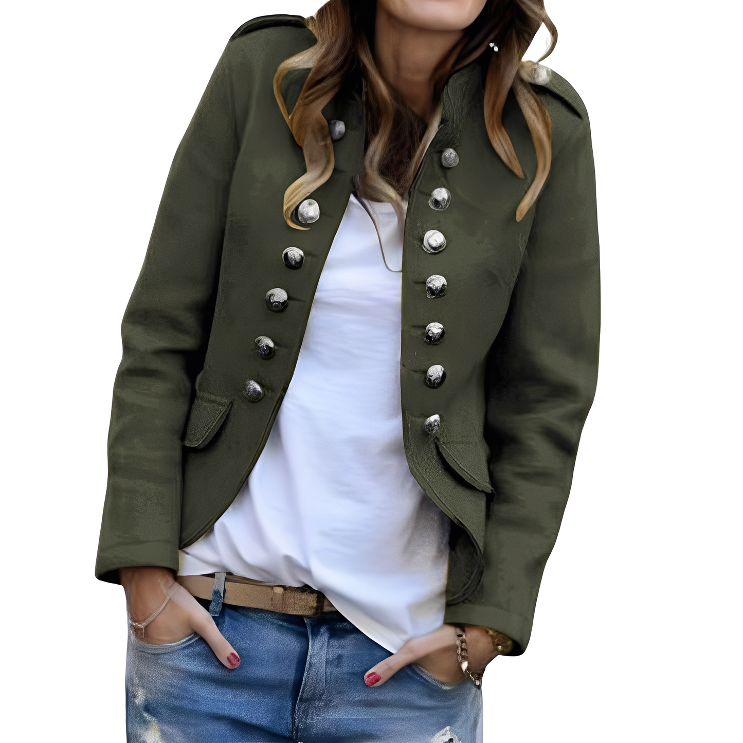 Rhoda - Schicker Blazer mit Stehkragen für Frauen