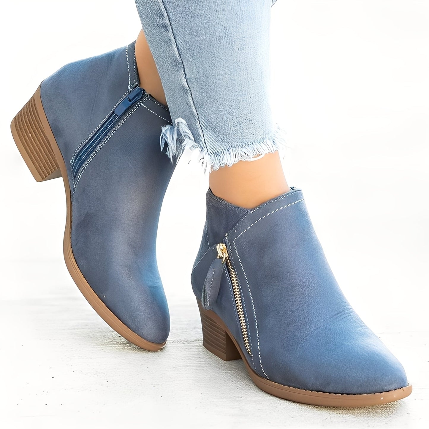 Mirabelle - Trendige Damenstiefel mit Reißverschluss
