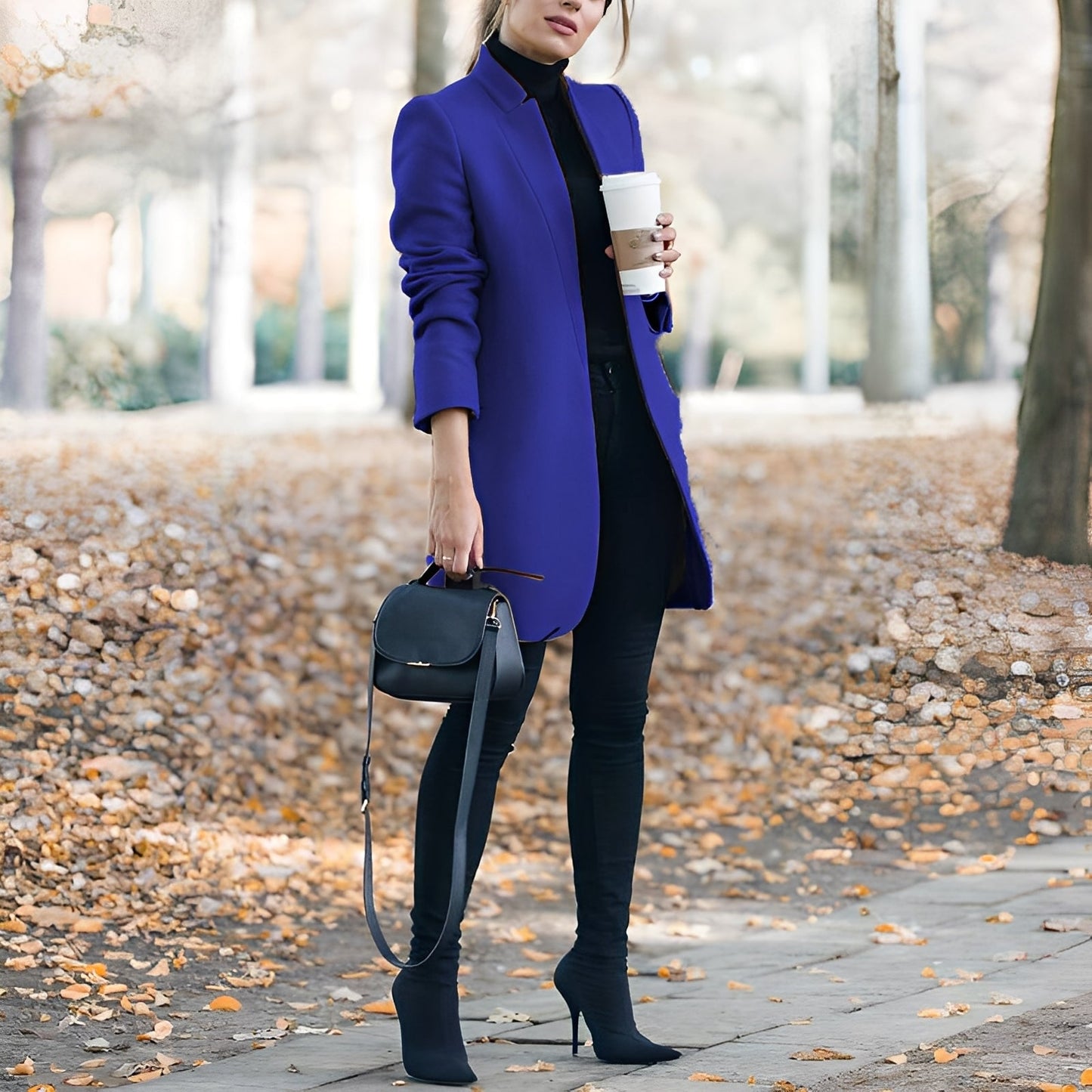 Jazmin - Bequemer, bunter Damen-Wollblazer