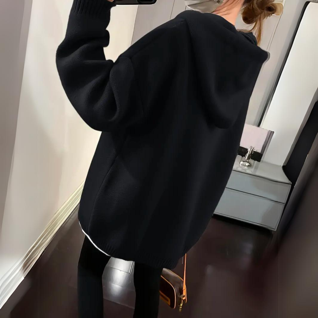 Lächeln – Warmer und kuscheliger Hoodie