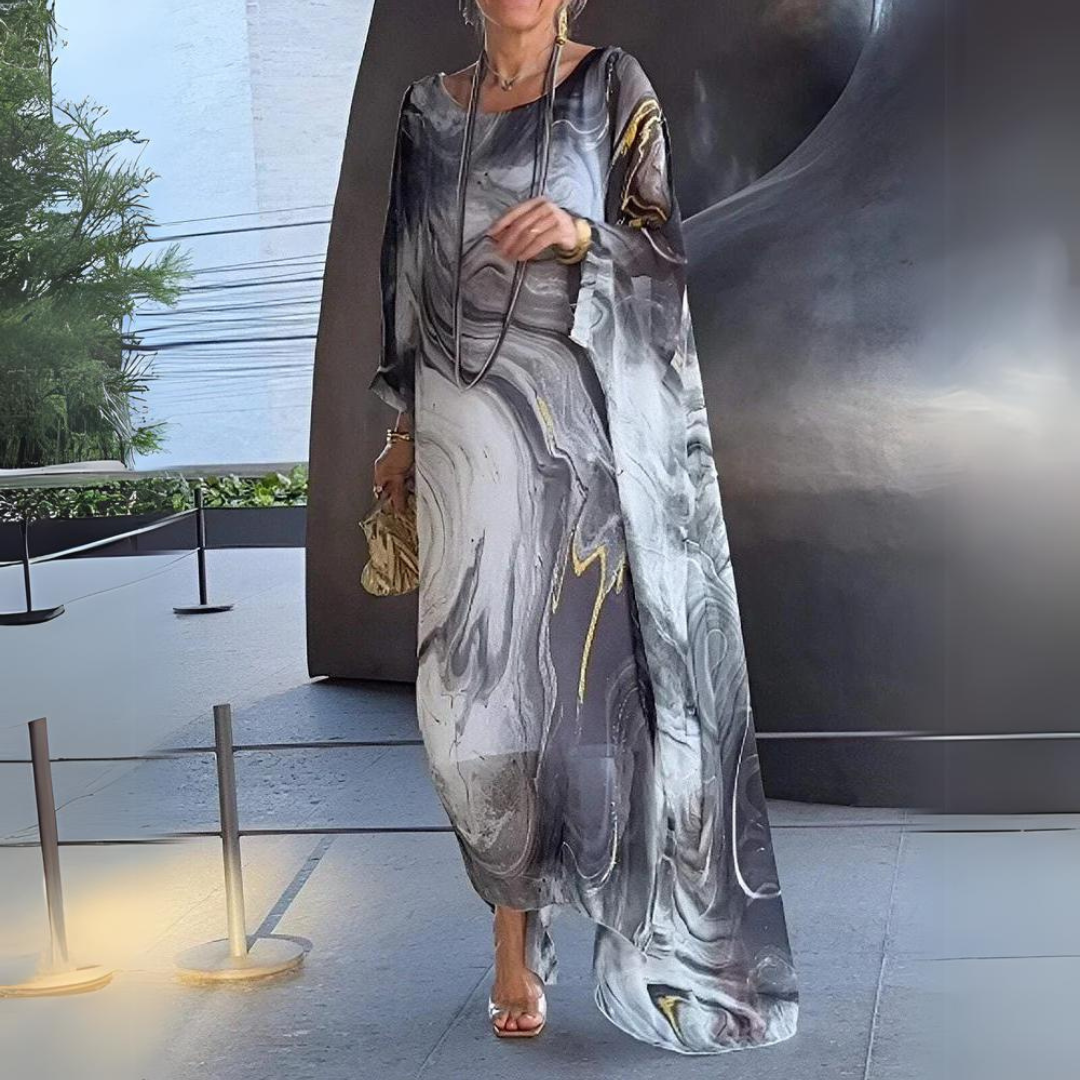 Aurora – Elegantes Seidenkleid aus zartem Chiffon