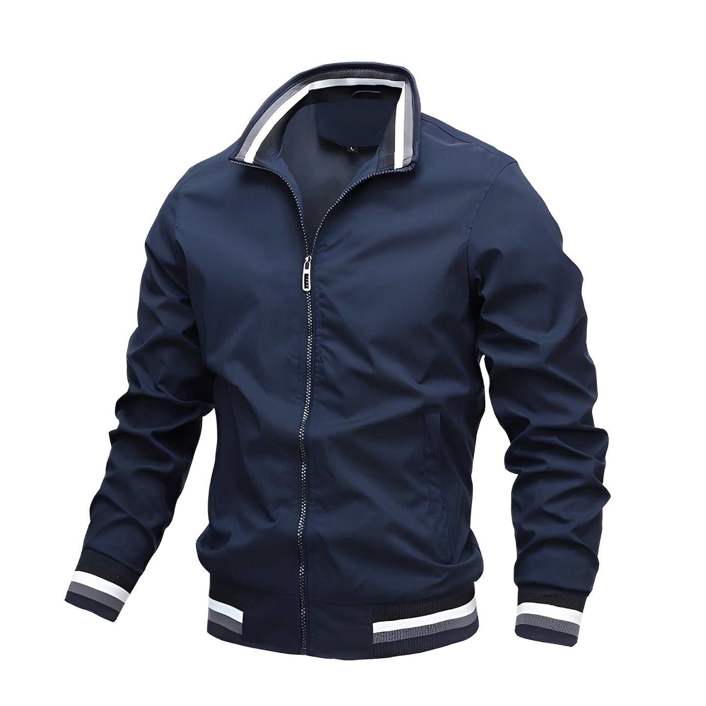 Jeremy - Komfortable Herren-Bomberjacke mit Streifen