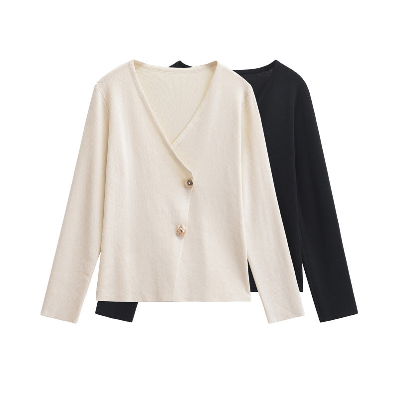 Helena - Eleganter Damen-Cardigan mit unregelmäßigem Design