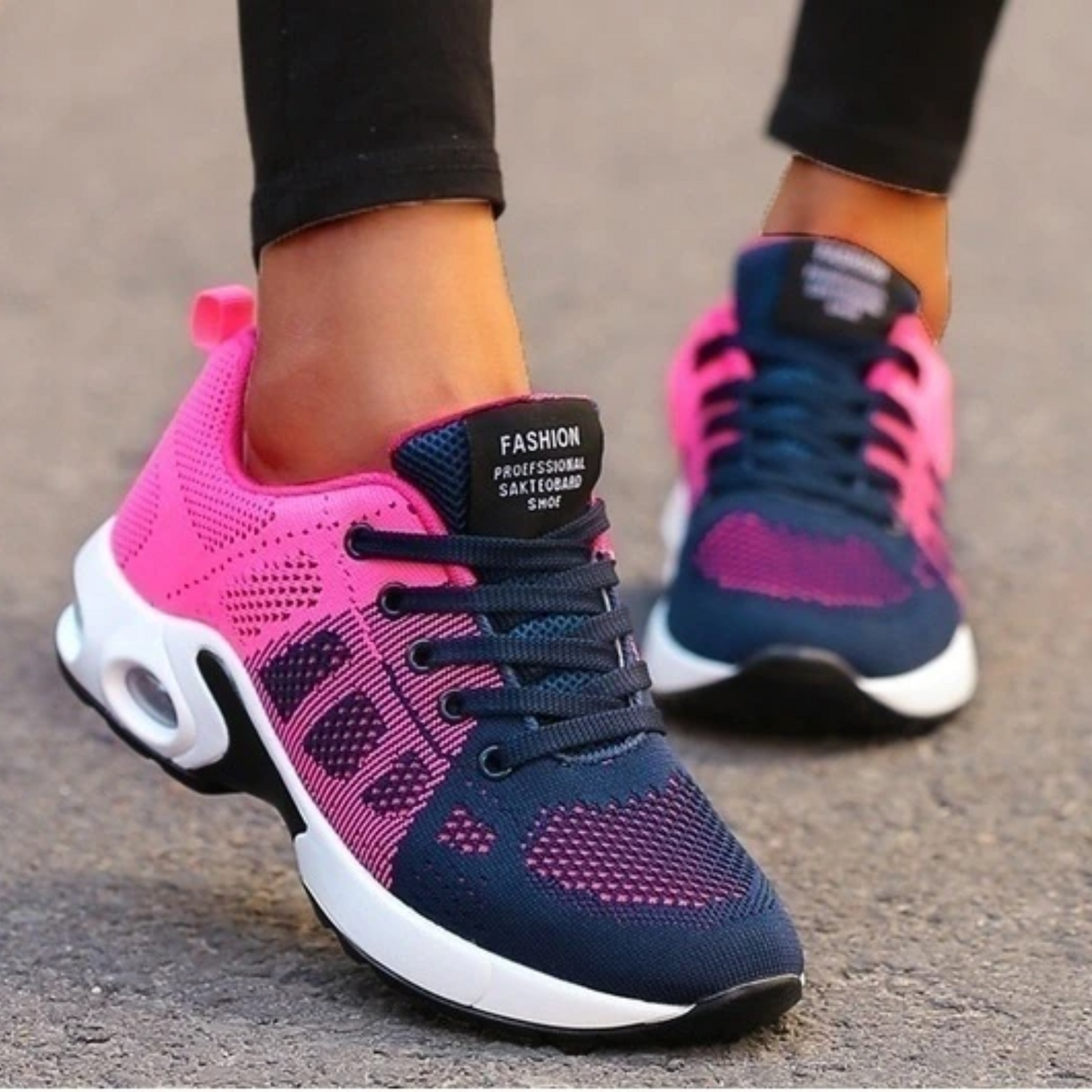Lina - Leichte orthopädische Turnschuhe mit luftdurchlässiger Polsterung