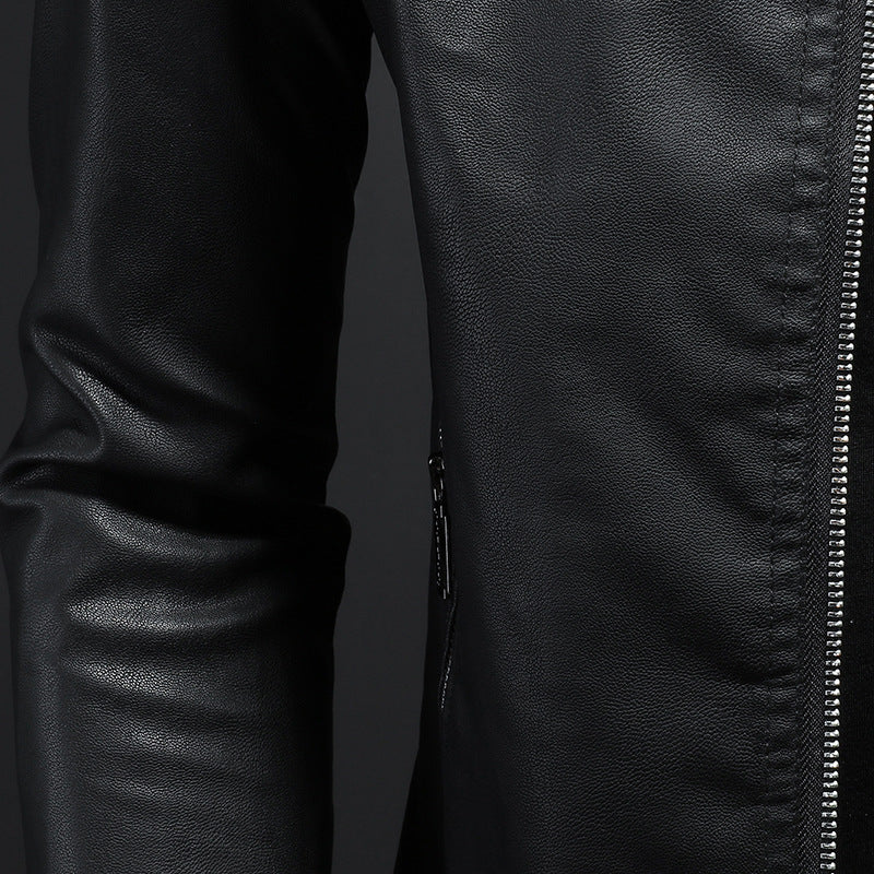 Wendell - Stilvolle, schmal geschnittene Herren-Lederjacke
