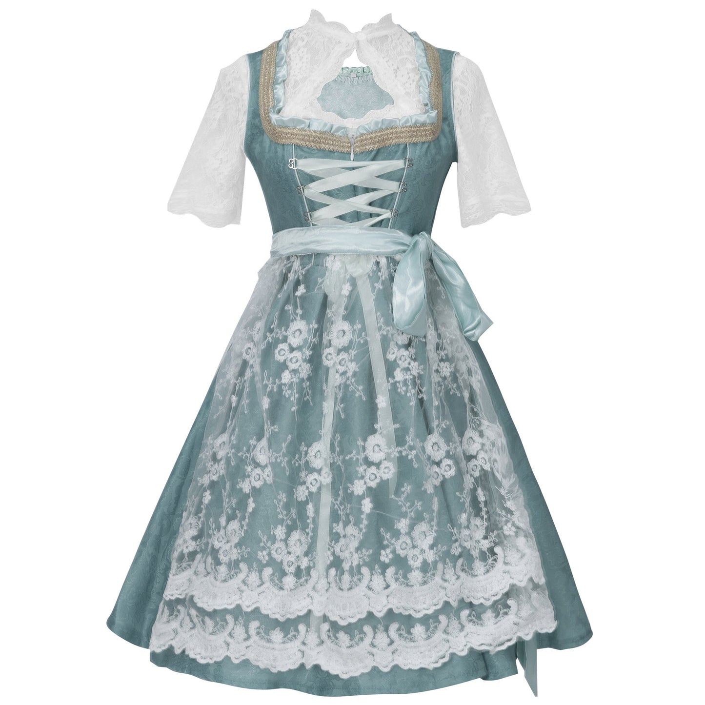 Amelia - Traditionelles Oktoberfest-Kleid mit Trägern für Frauen