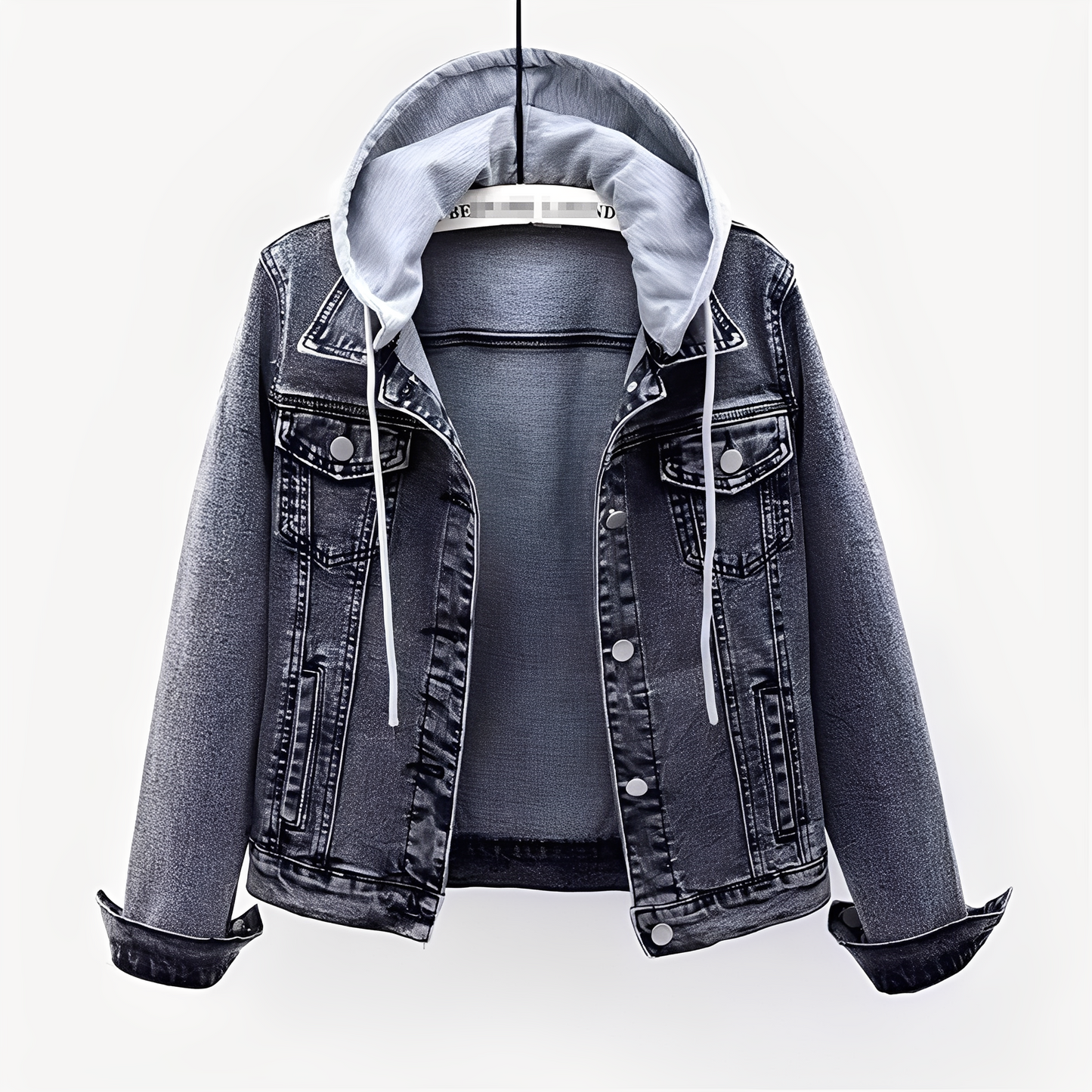 Karolyn - Stylische Damen-Jeansjacke mit Kapuze