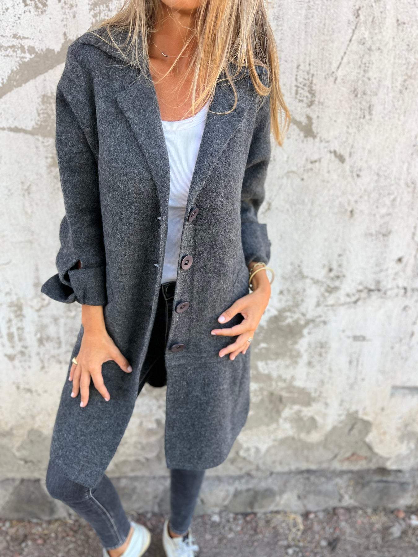 Diletta – Langer Strickmantel