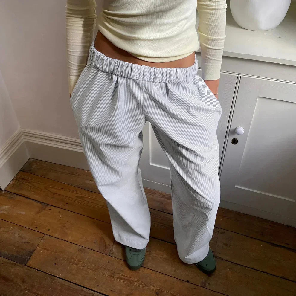 Elis – Damenhosen Breites Bein mit Hoher Taille