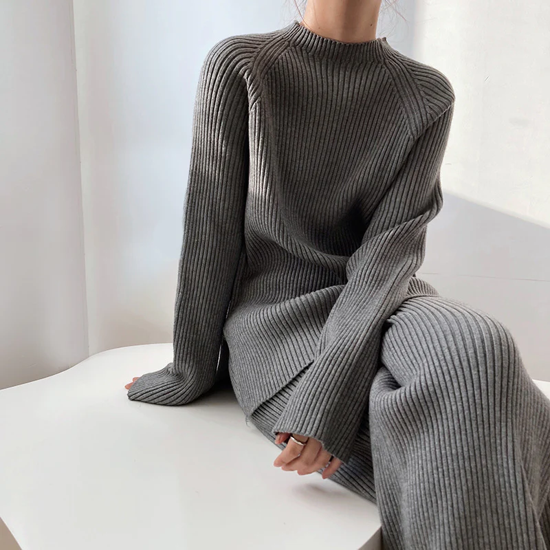 Winona - Bequemes und locker gestricktes Damenoutfit