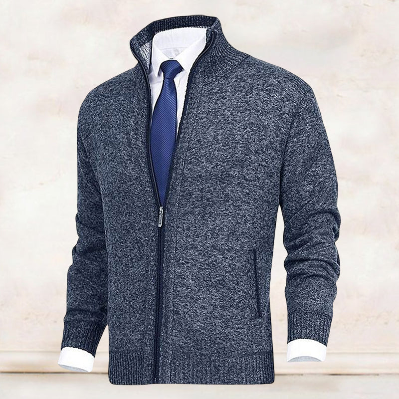 Saber – Strickjacke mit Stehkragen