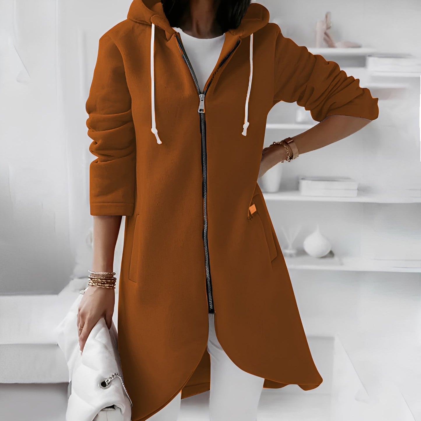 Myranda - Modische Damenjacke mit Kapuze
