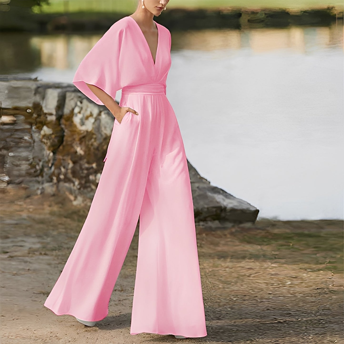 Elizabeth - Angenehmer und lockerer Damen-Jumpsuit