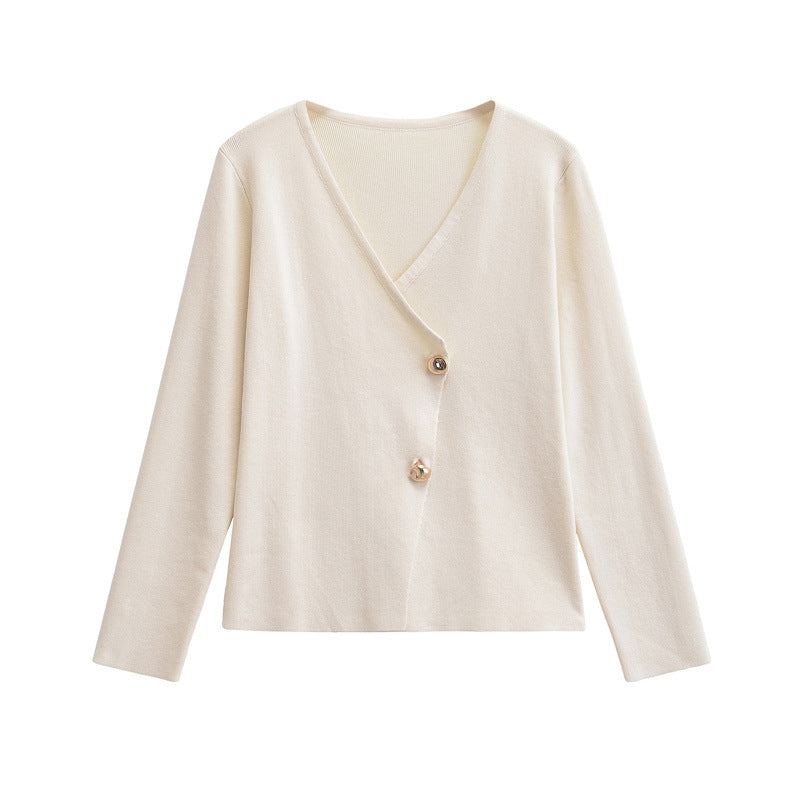 Helena - Eleganter Damen-Cardigan mit unregelmäßigem Design