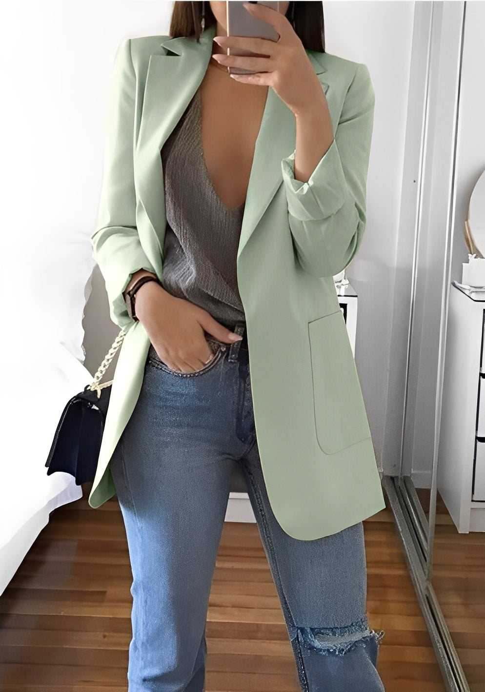 Stephanie - Eleganter, schmaler Blazer für Damen