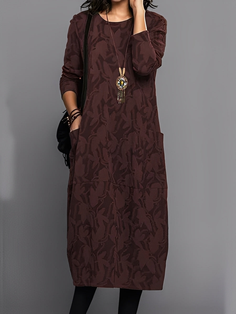 Kadence - Stilvolles Damenkleid mit langen Ärmeln