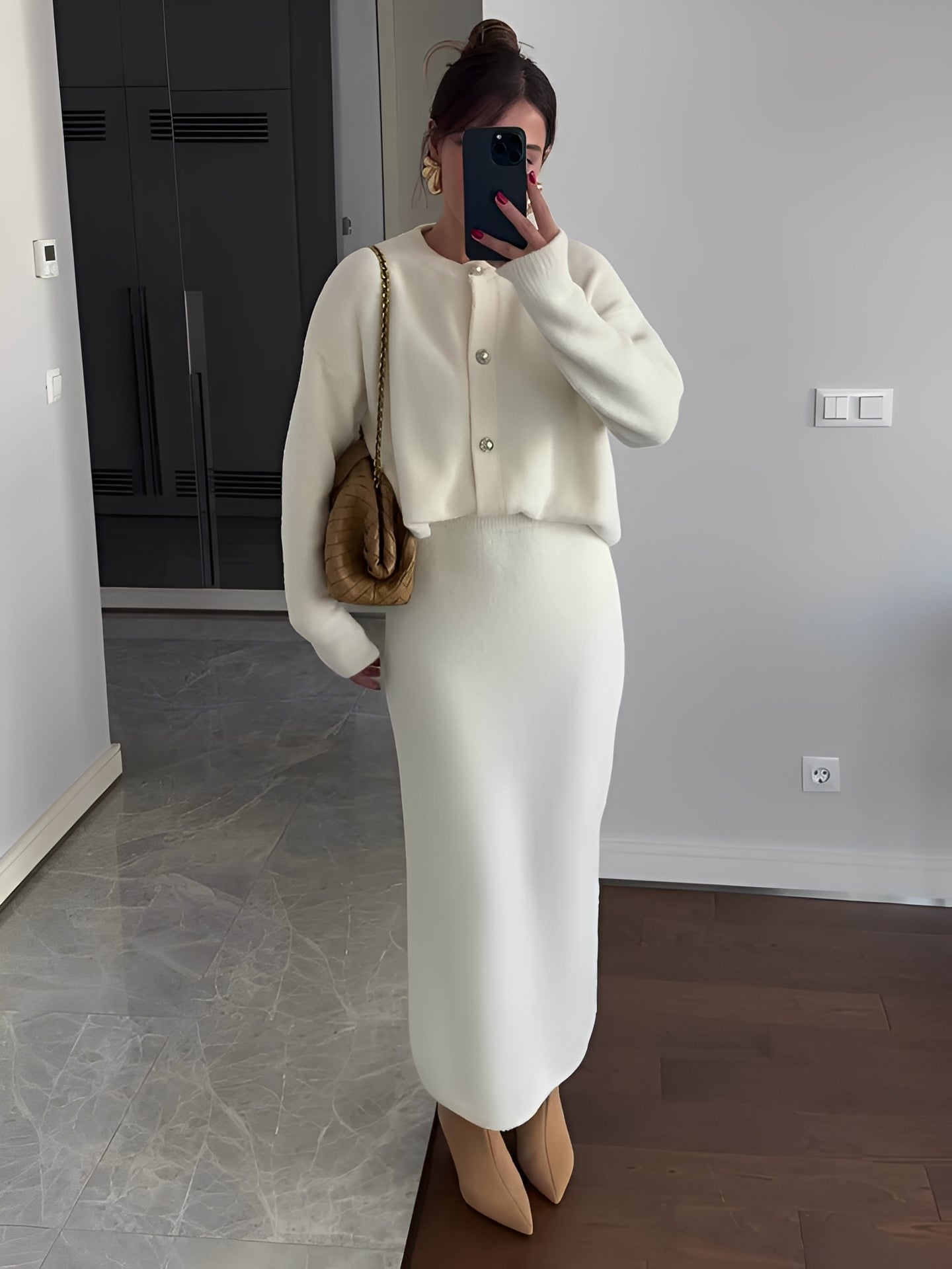 Cecilia - Schickes Set aus Jacke und Rock für Damen