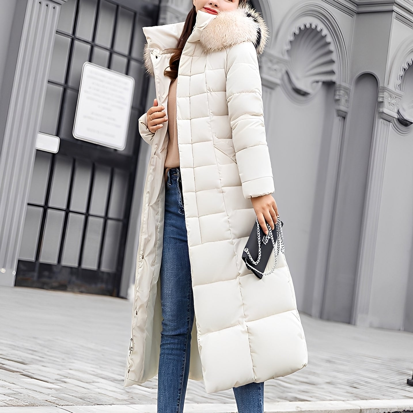 Geraldine - Bequem gefütterte Winterjacke für Frauen