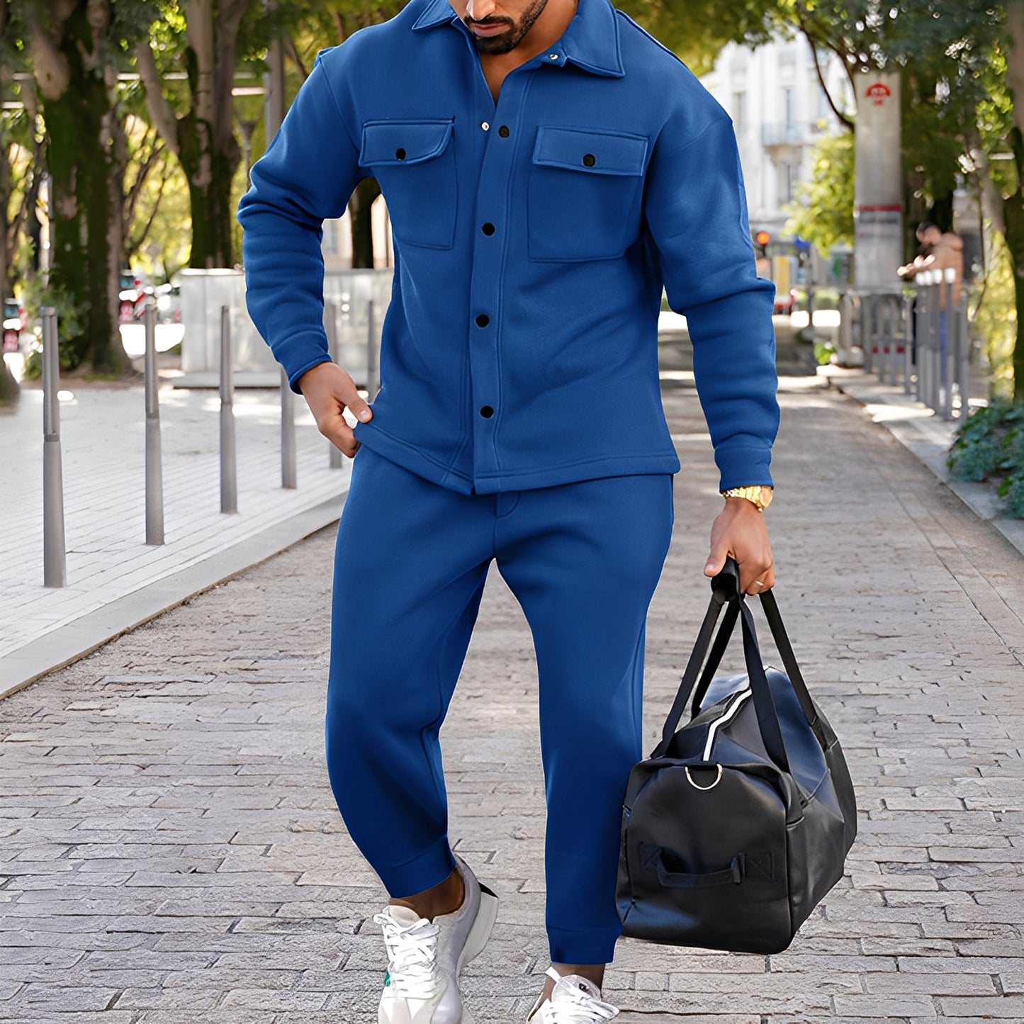 Kent - Schickes Slim-Fit-Set mit Hemd und Hose für Herren