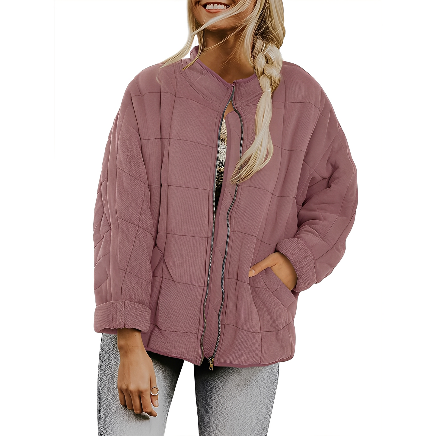 Luana - Damenjacke mit leichtem Steppmuster und Taschen