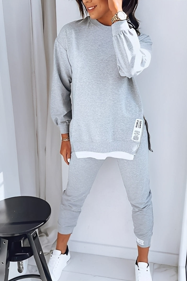 Kristine - Bequemes Damen-Sweatshirt- und Hosen-Set