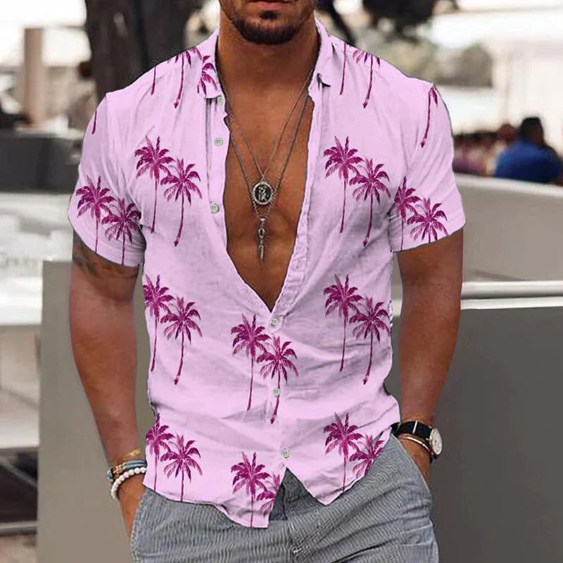 Zion - Leinenhemd Palm Breeze