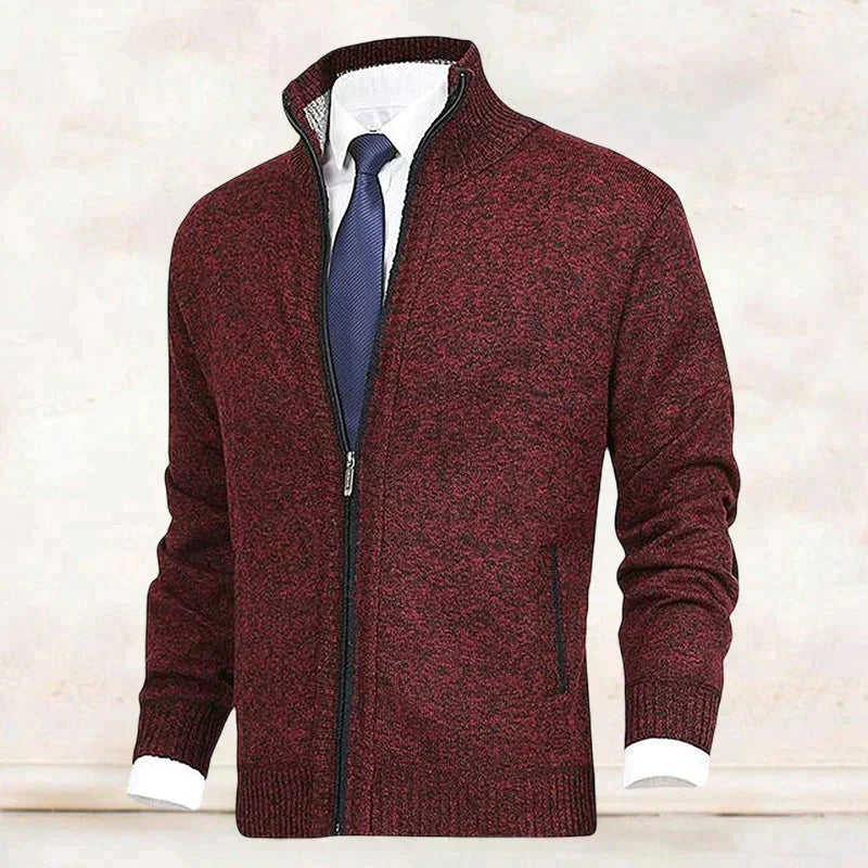 Saber – Strickjacke mit Stehkragen