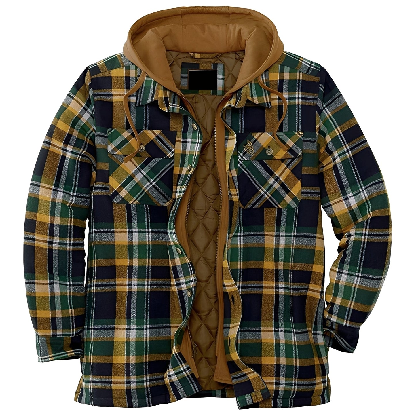 Denzil - Bequeme karierte Flanelljacke für Männer