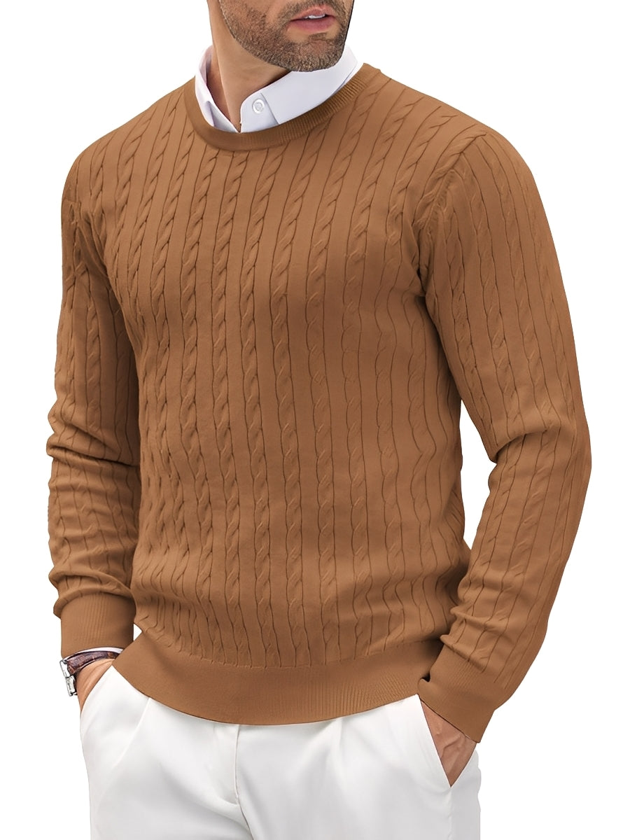 Romilly - Bequemer, schmal geschnittener Männerpullover