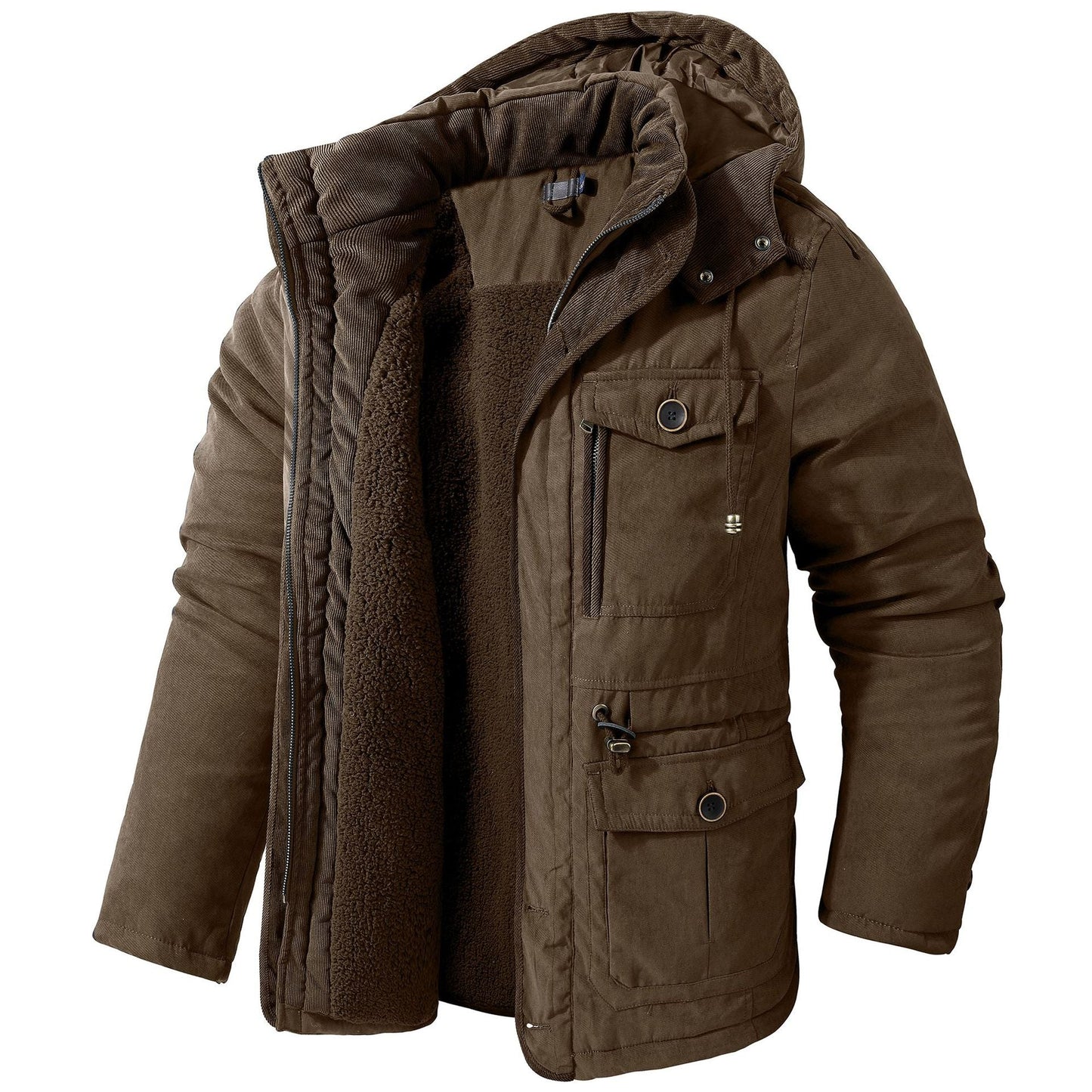 Daren - Bequeme Herrenjacke mit Kapuze