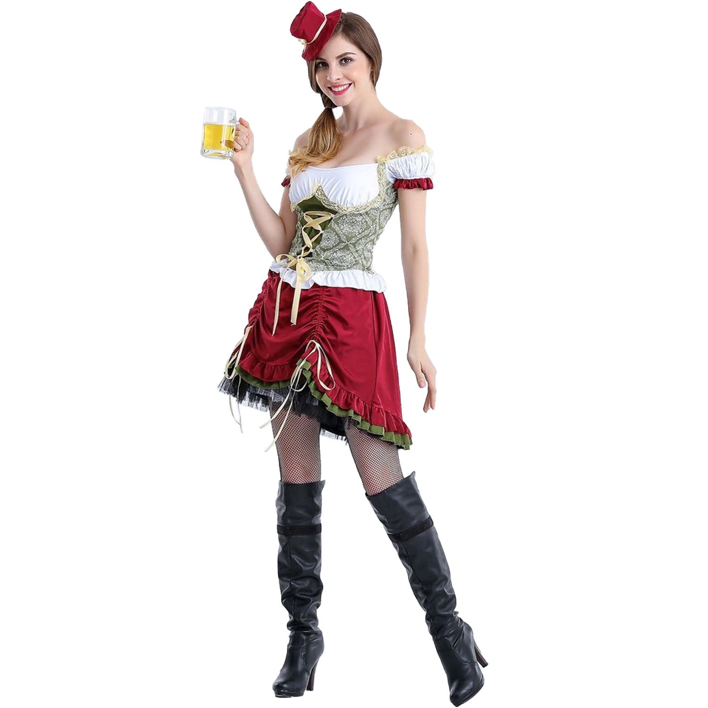 Katelyn - Modisches, enges Oktoberfest-Dirndl für Damen