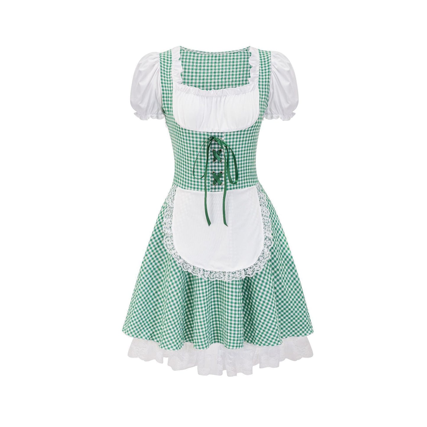 Miriam - Traditionelles Damenkleid mit Karomuster