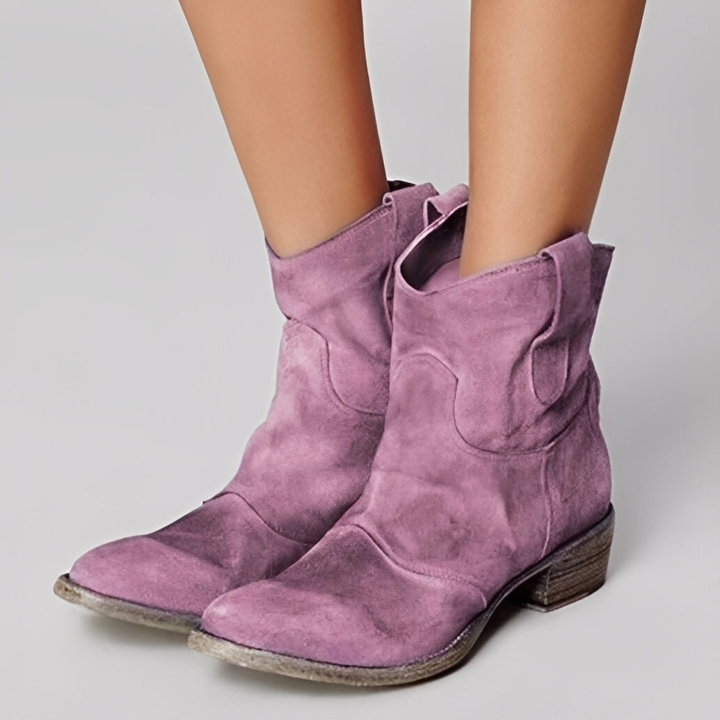Margaret - Bequeme Damenlederstiefeletten