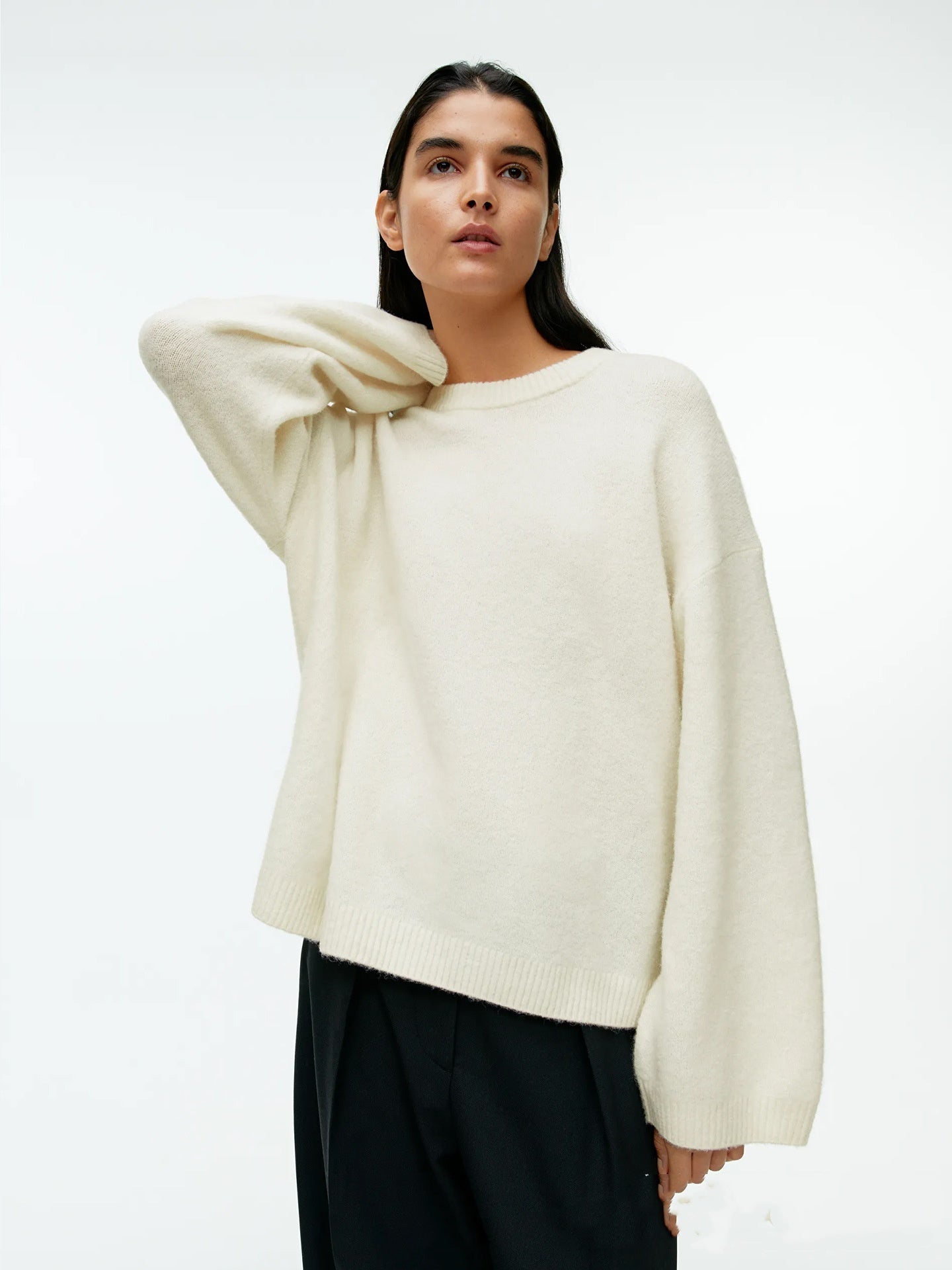 Caelie - Bequemer, dicker Kaschmir-Pullover für Damen