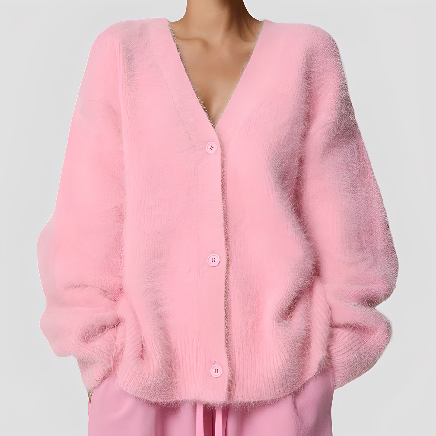 Lavena - Bequemer, weiter Damen-Kaschmirpullover