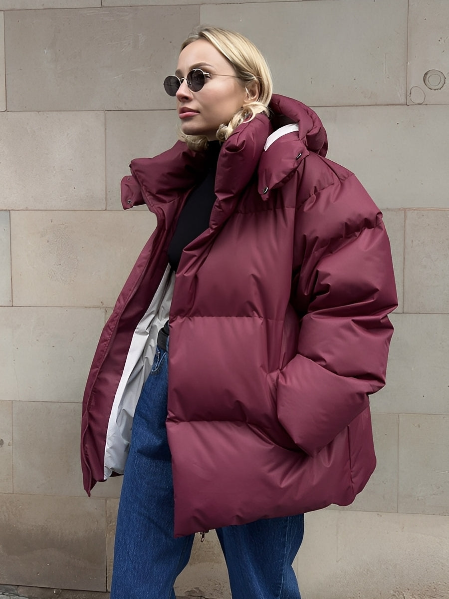 Loreen - Bequeme, warm gefütterte, locker sitzende Damenjacke
