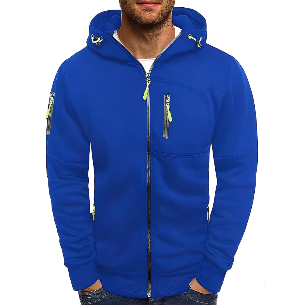 Miller - Bequeme Herrenjacke mit Kapuze und Reißverschluss