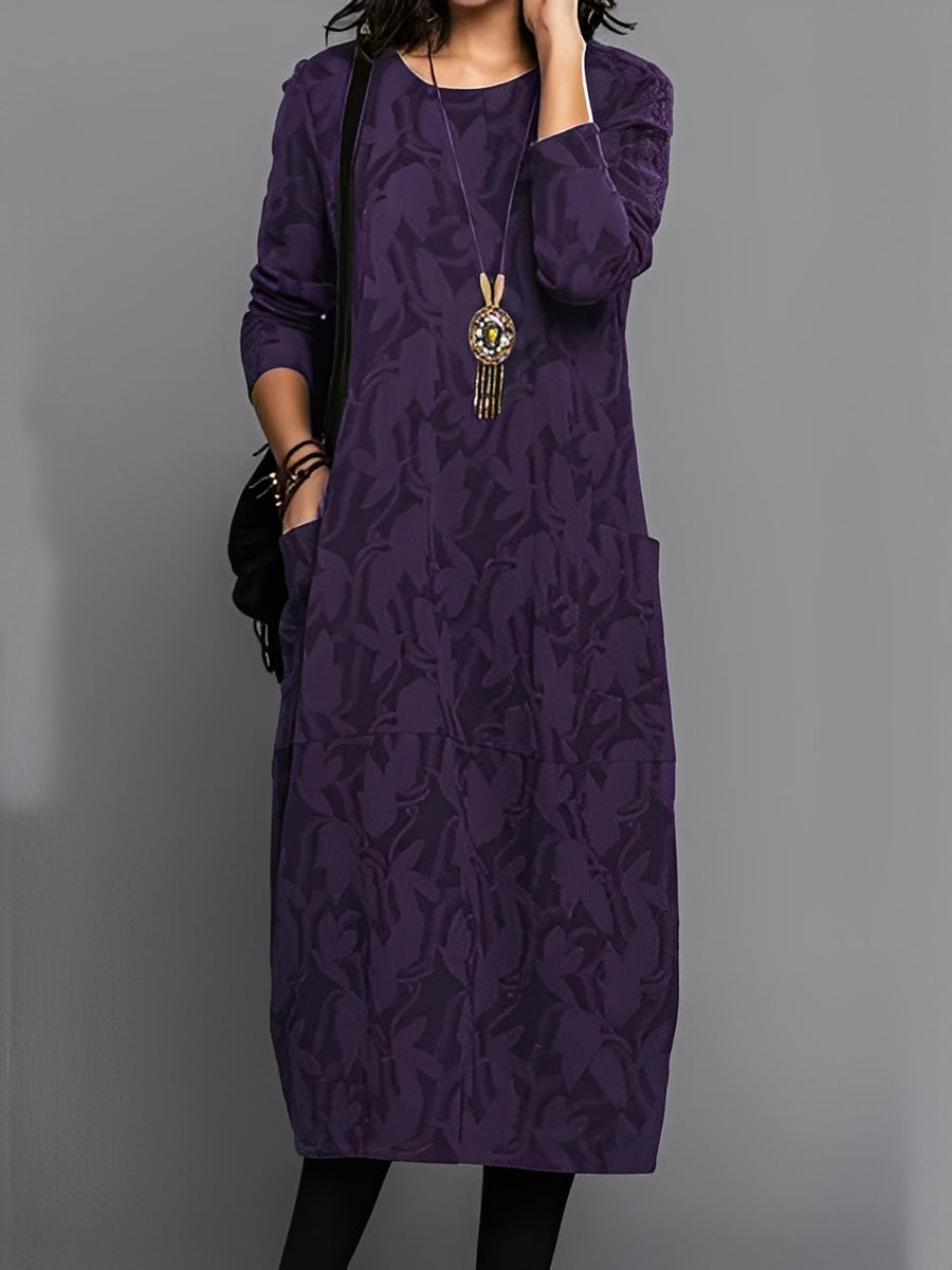 Kadence - Stilvolles Damenkleid mit langen Ärmeln