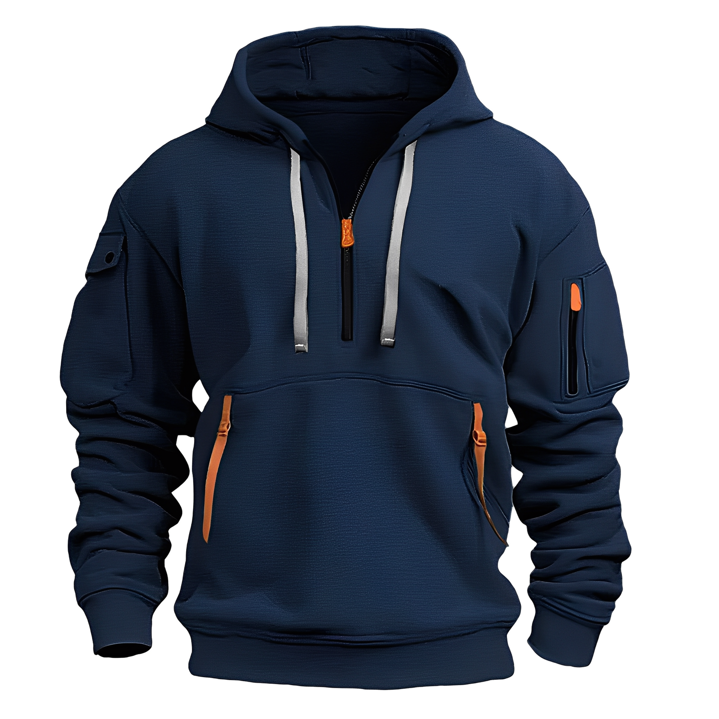 Cornell - Bequemer, lässiger Herren-Hoodie mit Zipper