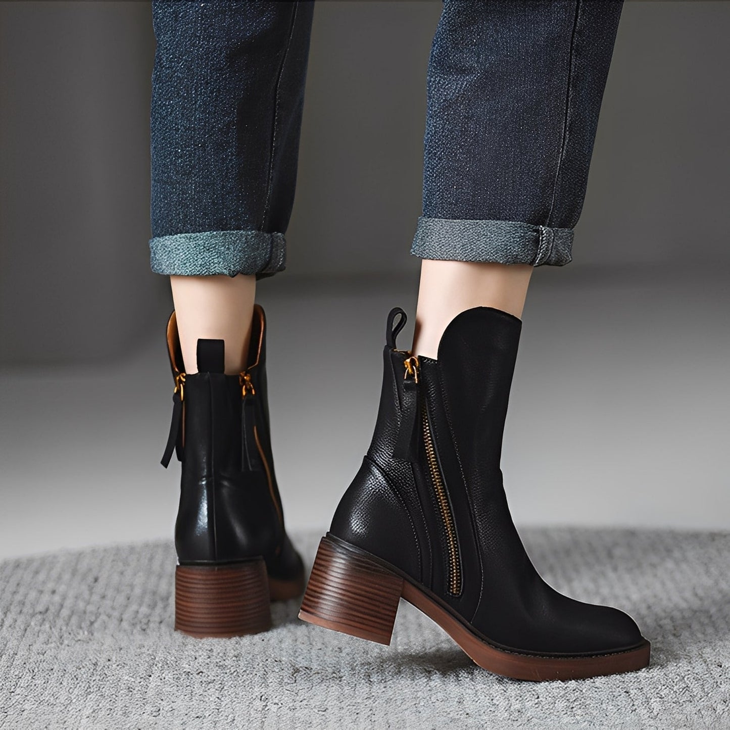 Pamella - Zeitlose Damenlederstiefel