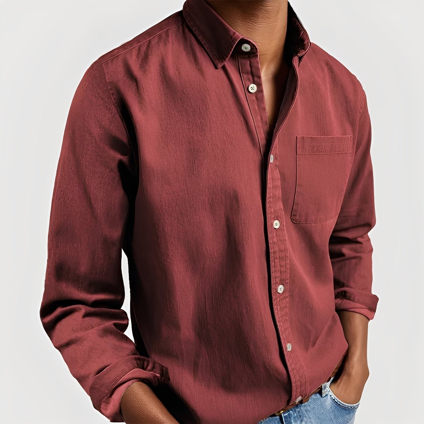 Tanner - Herren-Casual-Shirt mit Tasche