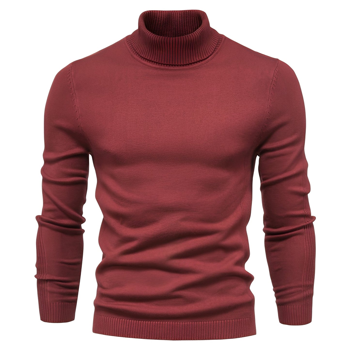 Jonah - Einfacher Rollkragenpullover für Herren