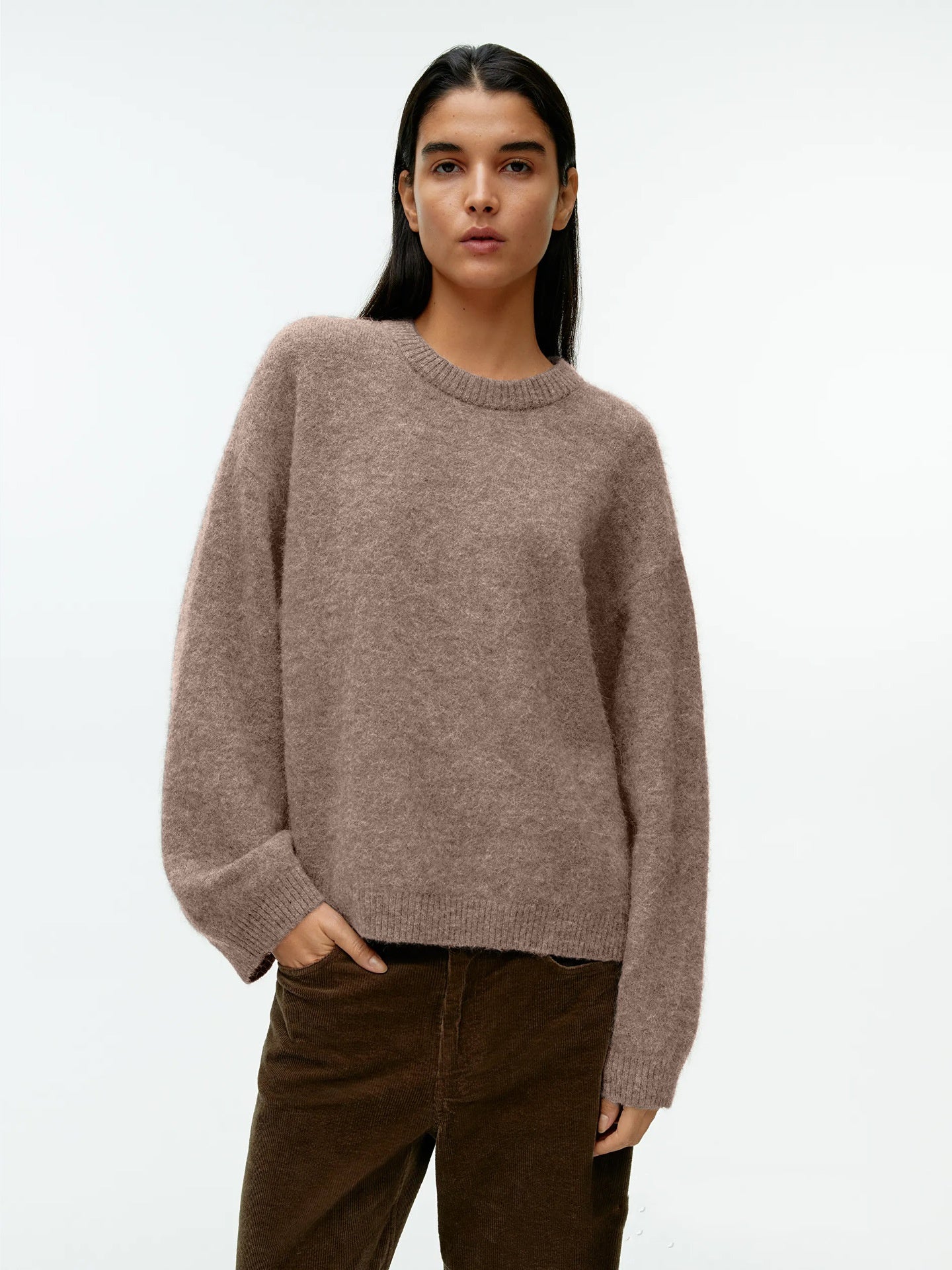 Caelie - Bequemer, dicker Kaschmir-Pullover für Damen