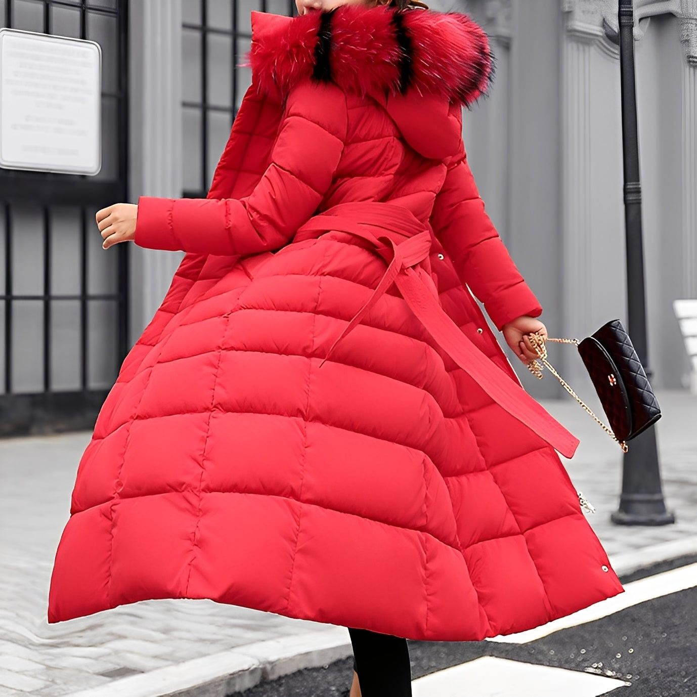 Geraldine - Bequem gefütterte Winterjacke für Frauen