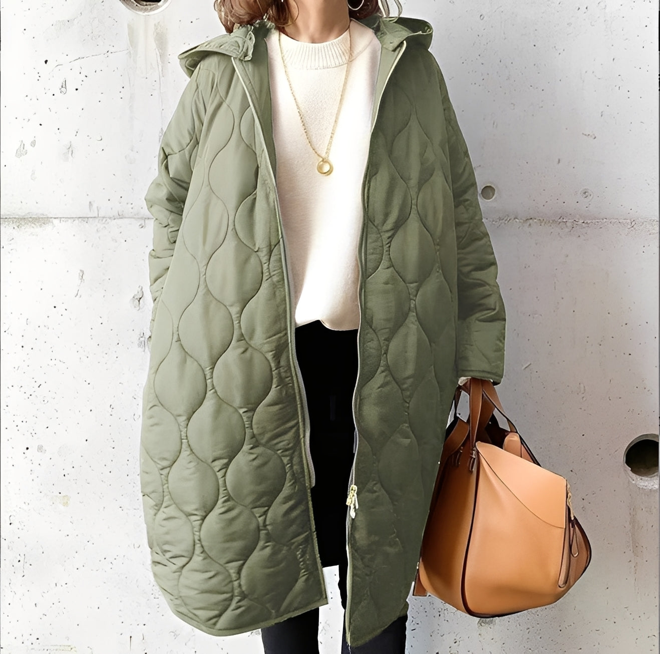Krystine - Angenehmer Damen-Parka mit Kapuze